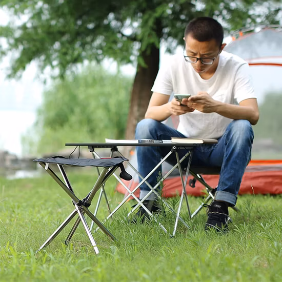 Cadeira de praia dobrável portátil banquinho de pesca com elevador e guarda-chuva acessórios de acampamento móveis ao ar livre pano Oxford Wyz20333