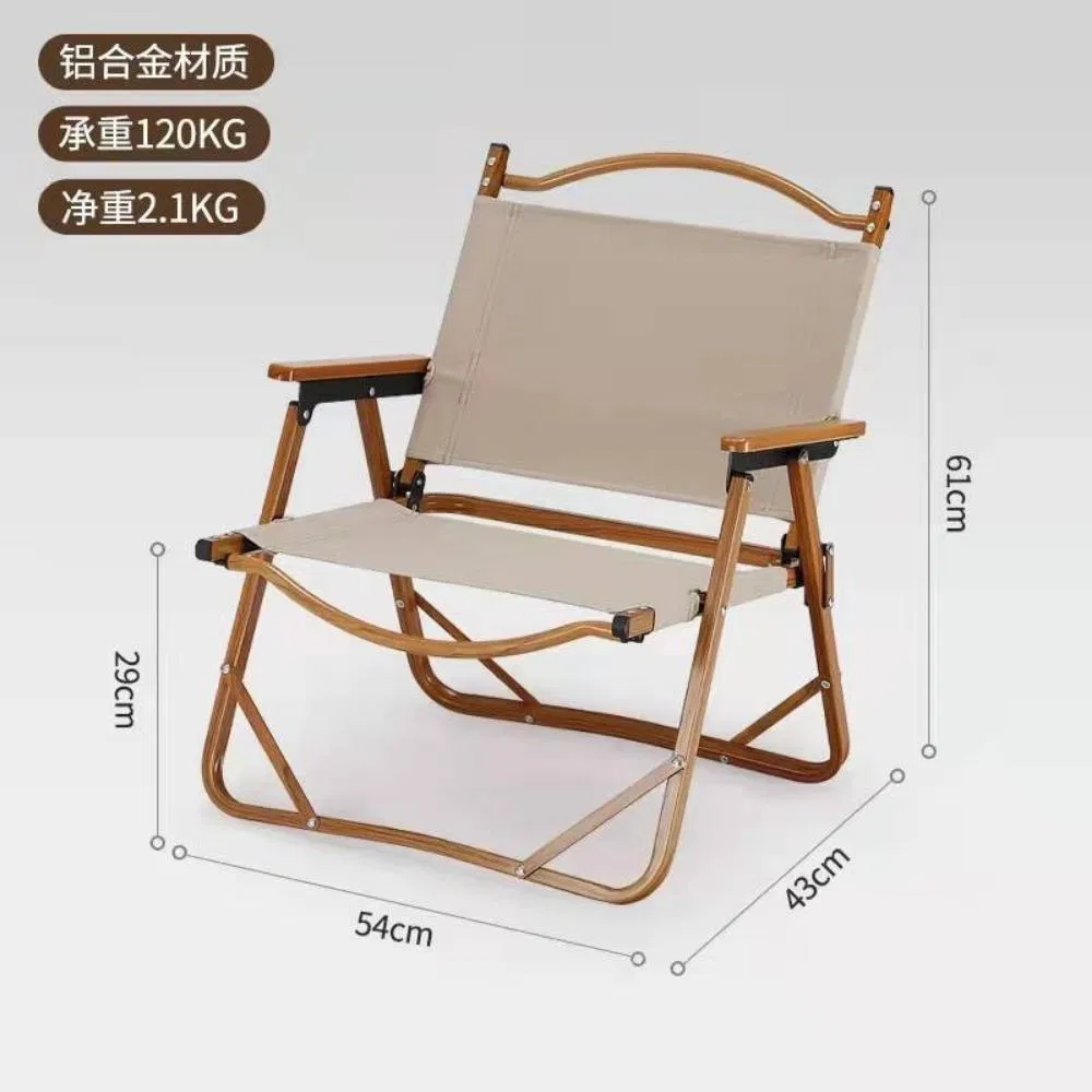 Banquinho de pesca dobrável portátil para piquenique com encosto para praia Wyz21919