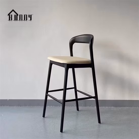 100% Cotton Cloth Fabric Wooden Fashion Stools