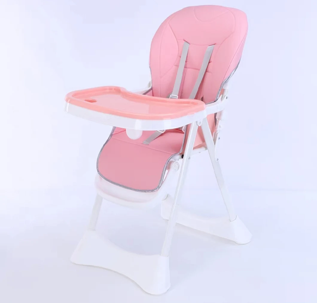 Factory Price Multifunction Kids Booster Seat Baby Feeding High Chair, Plastic Folding Dining Baby Chairs