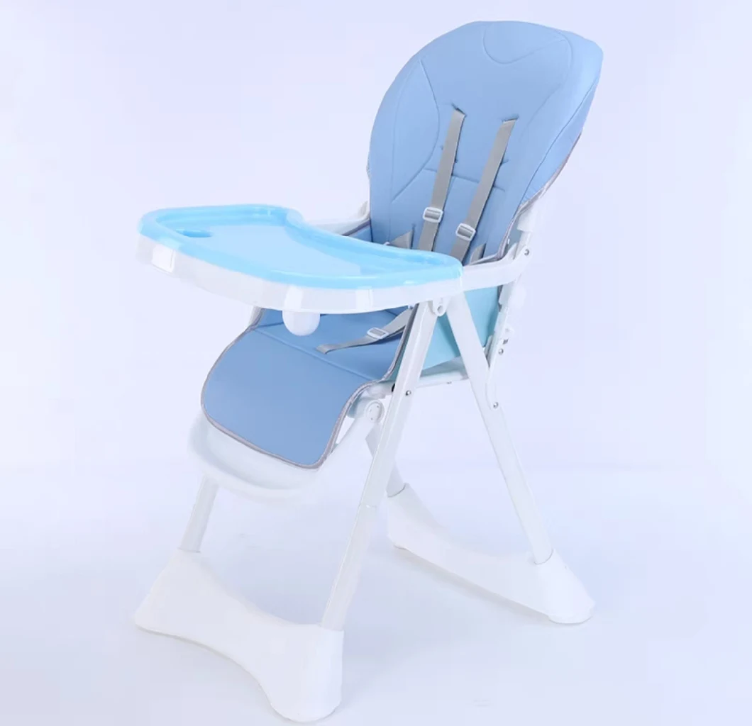 Factory Price Multifunction Kids Booster Seat Baby Feeding High Chair, Plastic Folding Dining Baby Chairs