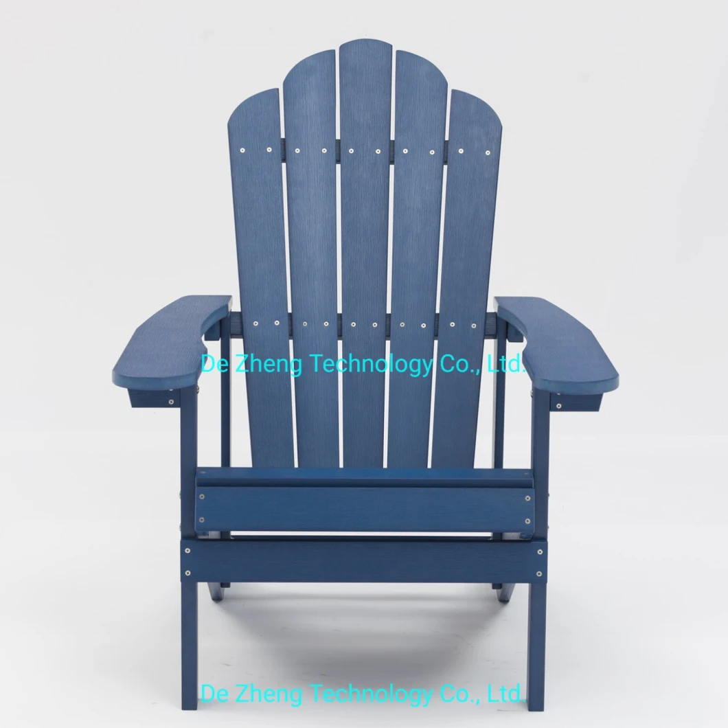 New Arrival China Wholesale Outdoor Wood HIPS Plastic Wood Patio Garden Adirondack Chair