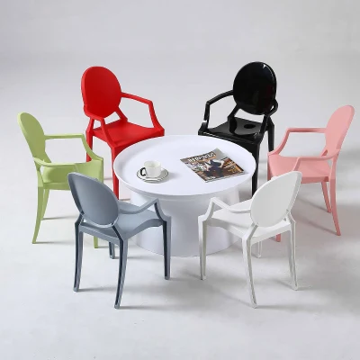 Mobiliário doméstico salão de festa infantil cadeira de jantar de plástico para crianças
