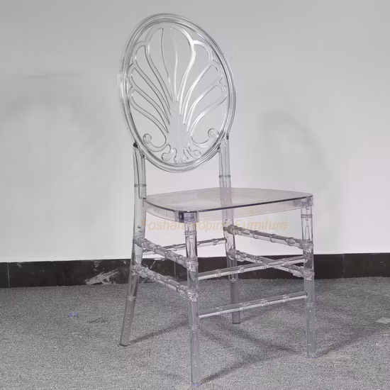 Cadeiras de plástico para jantar Cadeiras de jantar Cadeira de casamento Móveis Cadeira de restaurante Cadeira de banquete Cadeira Chiavari Cadeira ao ar livre