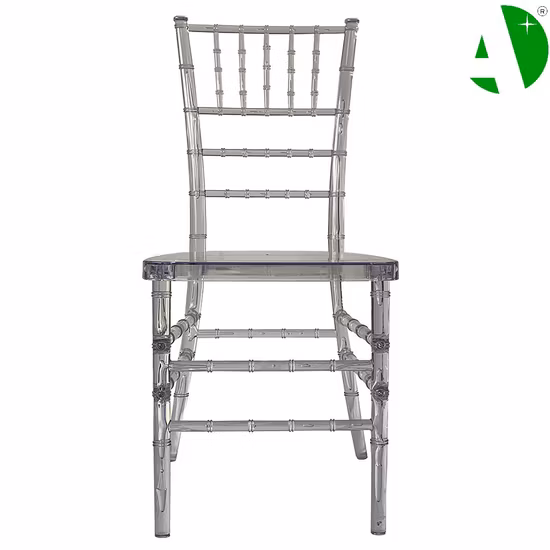 Venda imperdível cadeira de casamento de resina de plástico transparente transparente para PC