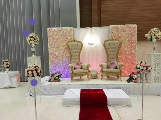 Cadeira de casamento com trono de leão rei leão com encosto alto cadeira de casamento mobília de madeira chaise europeia esculpida nórdica concubina sofá decoração sofá imagem cadeira